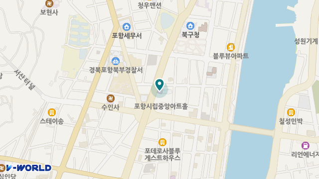 포항현대요양원 위치 지도