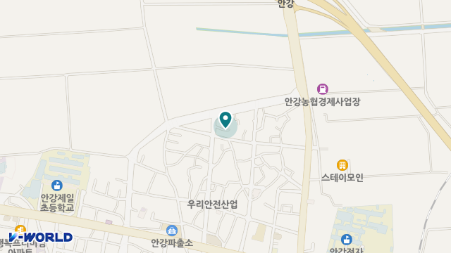 안강사랑요양원 위치 지도