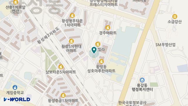 경주황성요양원 위치 지도