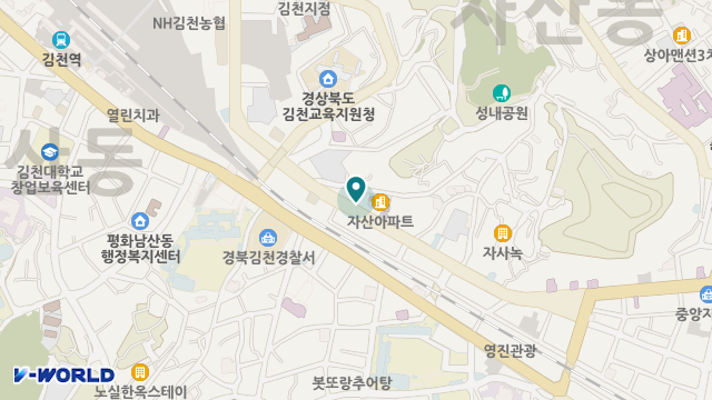 잡은손시니어홈 위치 지도