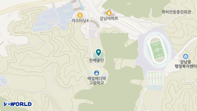 안동병원전문요양센터 위치 지도