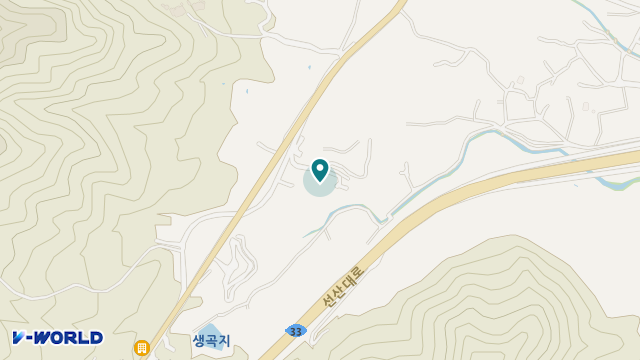 노인요양시설선산실버타운 위치 지도