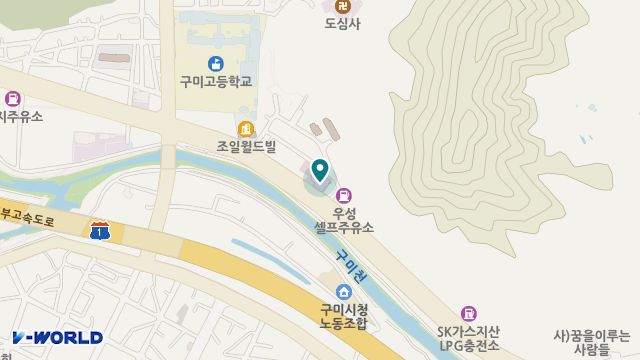 노인요양시설 구미가톨릭요양원 위치 지도