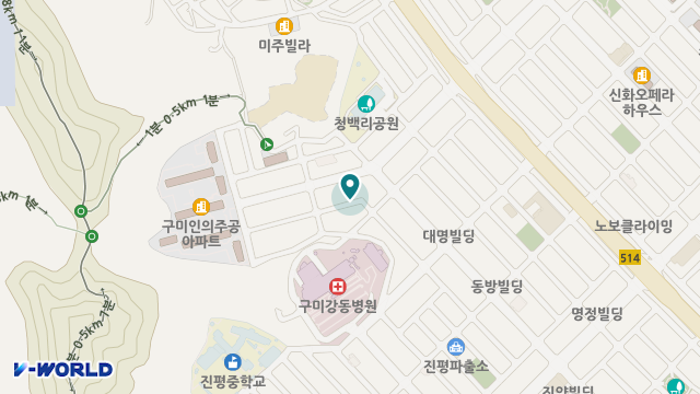 노인요양공동생활가정 인동행복 위치 지도