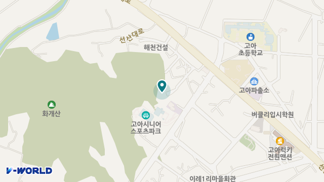 노인요양시설 구미안심실버케어 위치 지도