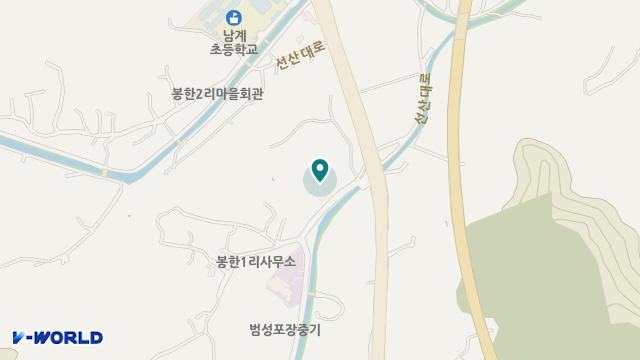 노인요양시설 구미봄요양원 위치 지도