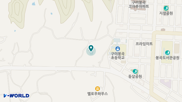 라온숲요양원 위치 지도