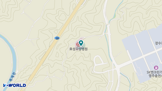 효실버타운 위치 지도