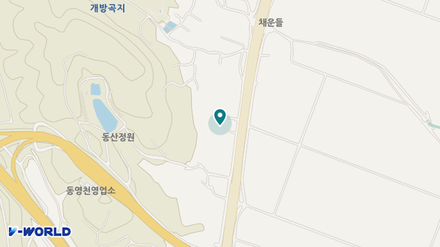 영천백세마을 위치 지도