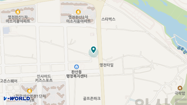 우리실버타운요양원 위치 지도