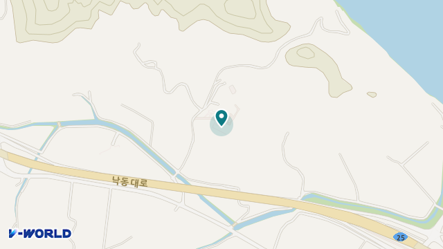 상주노인요양원 위치 지도
