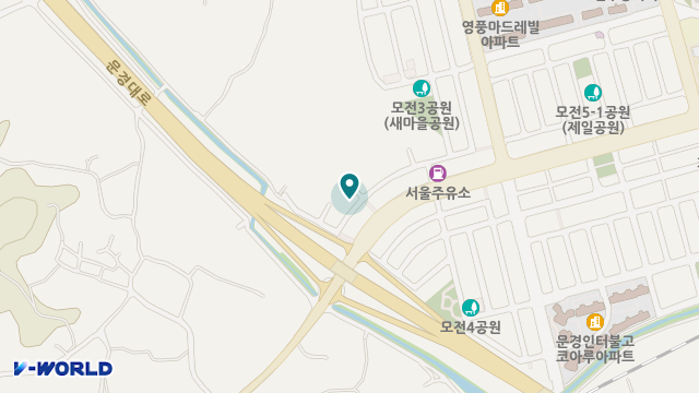 문경실버홈 위치 지도