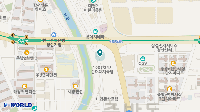 에벤에셀실버타운 요양원 위치 지도
