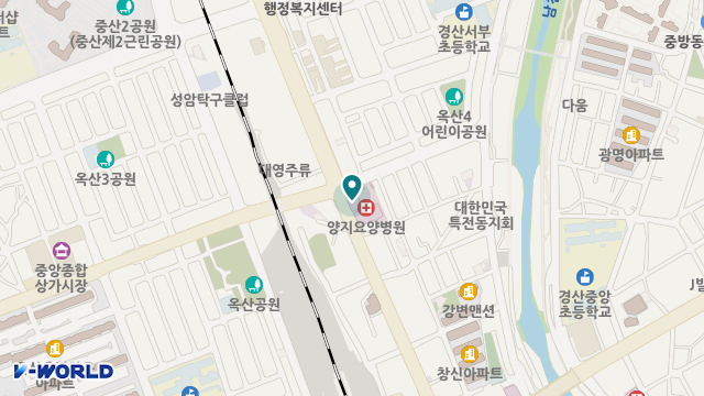 양지실버홈 위치 지도