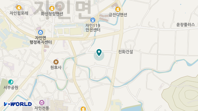 자인요양원 위치 지도