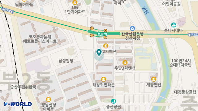 정평실버복지센터노인요양공동생활가정 위치 지도