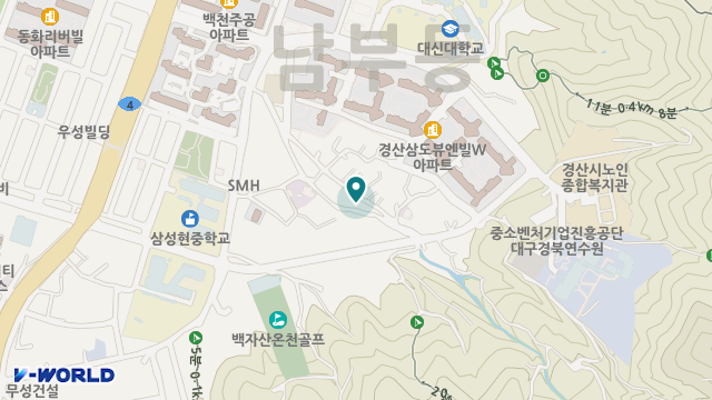백천노인요양공동생활가정 위치 지도