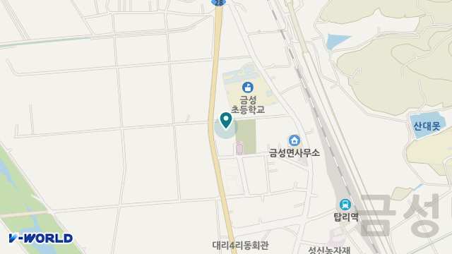 금성카리타스요양원 위치 지도