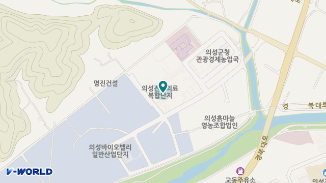 의성e행복한요양원 위치 지도