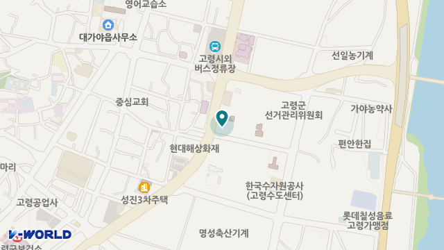 고령영생요양원 위치 지도