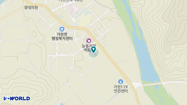 경상북도노인전문간호센터 위치 지도