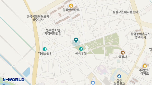 한우리요양원 위치 지도