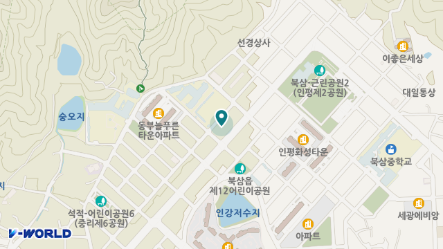 한울요양원 위치 지도