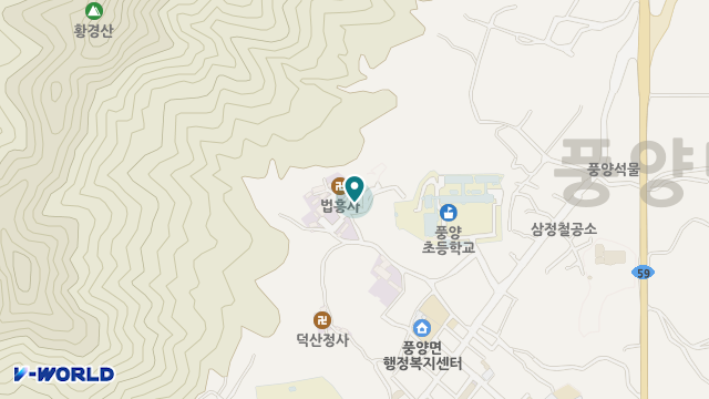 예천연꽃마을 위치 지도