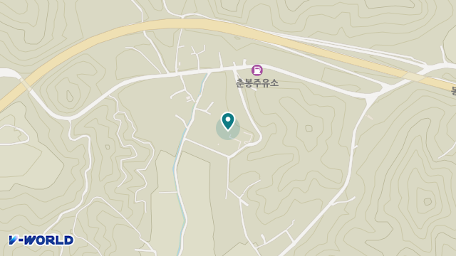 봉화요양원 위치 지도