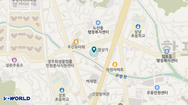 마산원광보은의 집 위치 지도
