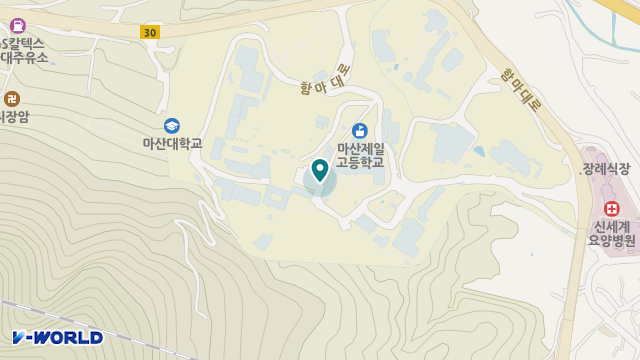 마산대학교노인전문요양원 위치 지도