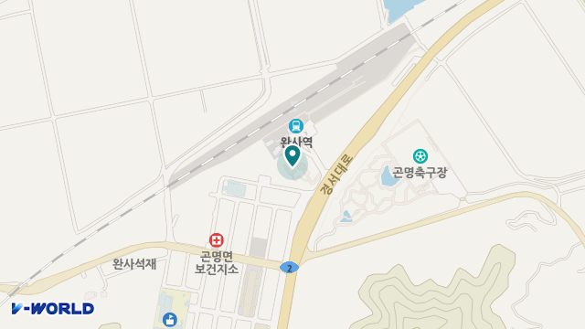 완사노인요양원 위치 지도