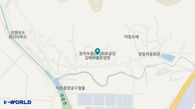 김해보훈요양원 위치 지도