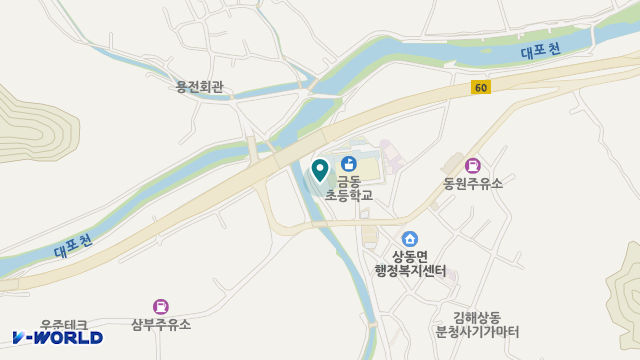늘푸른요양원 위치 지도