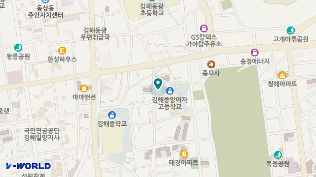 김해중앙요양원 위치 지도