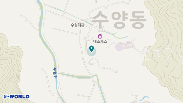 수월요양원 위치 지도