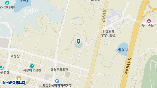 통도사자비원전문요양시설 위치 지도