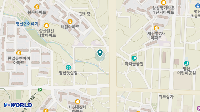 평산노인요양센터 위치 지도
