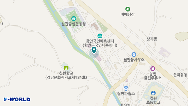 함안요양원 위치 지도