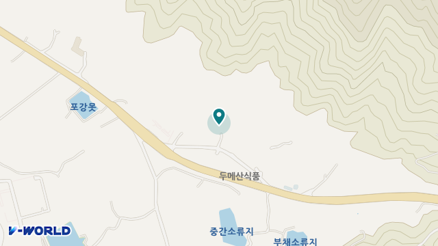 함박향로원 위치 지도