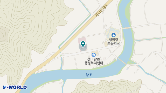 산청선문노인요양원 위치 지도