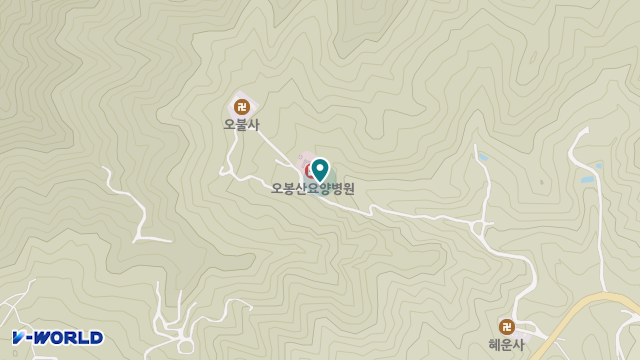 오봉산무지개마을 위치 지도