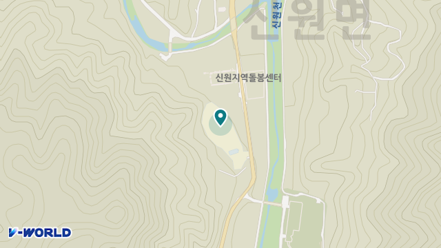 거창시니어카운티 위치 지도