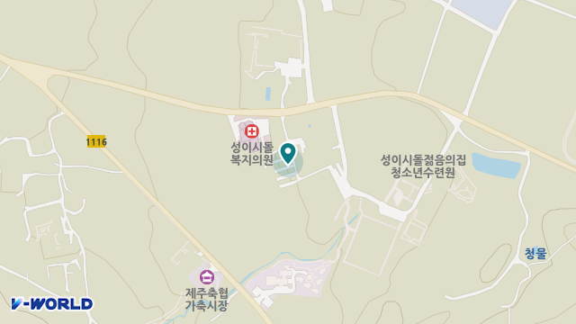 성이시돌요양원 위치 지도