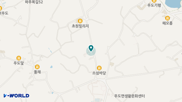 우도샬롬소규모요양시설 위치 지도