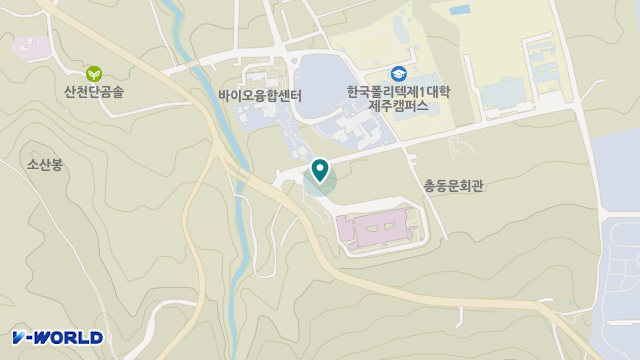 제주특별자치도립노인요양원 위치 지도