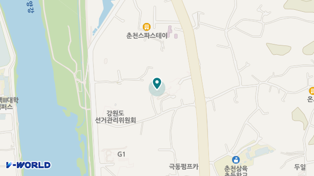 강원효실버요양원 위치 지도