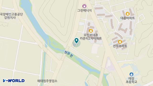 도움요양원 위치 지도