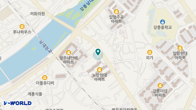 강릉행복요양원 위치 지도