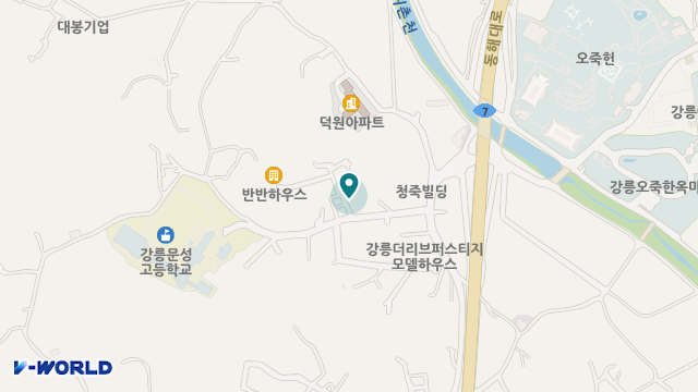 강릉성심요양원 위치 지도